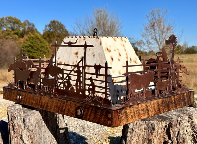 Western Corral Chandelier
