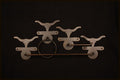 Towel Bar Set Longhorn Rustic Cowboy Bath Decor Longhorn Gift Western Bathroom Handmade metal Wall Mount Towel Holder Cowboy Gift