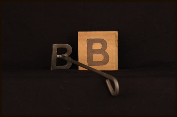 Branding Iron for Steak, Wood, Leather. Handmade Metal Branding Iron. Individual Letter 2" Steak brand, Grill Gift
