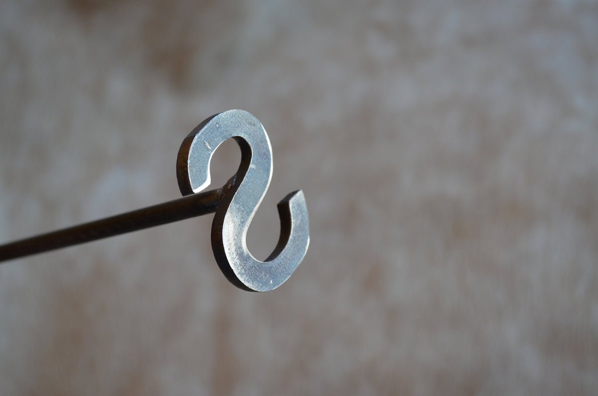 Branding Iron for Steak, Wood, Leather. Handmade Metal Branding Iron. Individual Letter 2" Steak brand, Grill Gift
