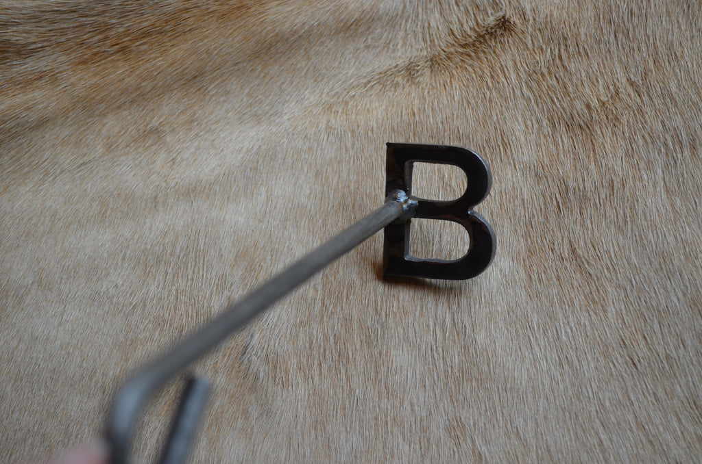Branding Iron for Steak, Wood, Leather. Handmade Metal Branding Iron. Individual Letter 2" Steak brand, Grill Gift