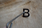 Branding Iron for Steak, Wood, Leather. Handmade Metal Branding Iron. Individual Letter 2" Steak brand, Grill Gift
