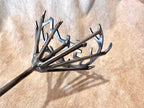 CUSTOM Branding Iron Antler Brand Unity Ceremony Wedding Anniversary Gift Personalized Antler Western Branding Iron 20 inch Handle
