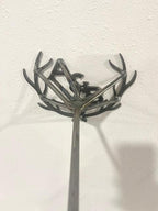 CUSTOM Branding Iron Antler Brand Unity Ceremony Wedding Anniversary Gift Personalized Antler Western Branding Iron 20 inch Handle