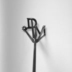 CUSTOM Branding Iron Two Initials with Spur Personalized Brand Unity Ceremony Cattle Brand Wedding Anniversary Gift Western Brand