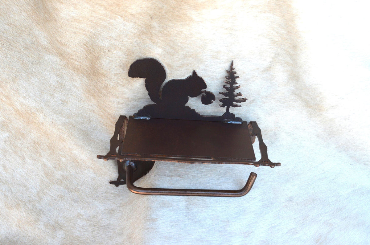 Rustic TP Holder With Shelf Catfish Rustic bathroom fisherman Gift Toilet Paper Holder Shelf for Phone Rustic Decor Gift Handmade
