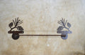 Towel Bar Pine Cone Lodge Rustic Towel Bar Cozy Cabin Decor Gift Pine Cone Lakehouse Gift Rustic bath hardware
