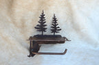 Rustic TP Holder With Shelf Catfish Rustic bathroom fisherman Gift Toilet Paper Holder Shelf for Phone Rustic Decor Gift Handmade
