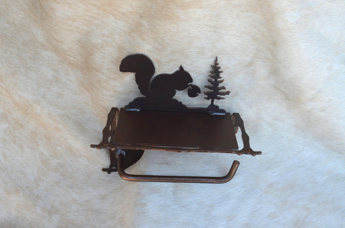 TP Holder With Shelf In Any of Our Styles Bear Elk Tree Duck Moose Toilet Paper Holder Shelf for Phone Rustic Bath Decor Gift