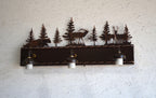 Vanity Bear Elk Deer Light Rustic Bathroom Light Mountain Lodge Bathroom Light Rustic Deer Light Hunters Decor Cozy Cabin Lake Light