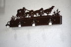Stagecoach Vanity Light Chuckwagon Bathroom Light Unique Western Bathroom Light Cactus Horse Ranch Cabin Light Rustic Western Light