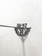 Custom Branding Iron: Laurel Leaf Wreath, Personalized Initials for Wedding Unity Ceremony