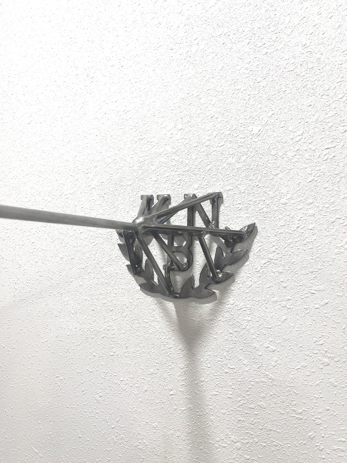 Custom Branding Iron: Laurel Leaf Wreath, Personalized Initials for Wedding Unity Ceremony