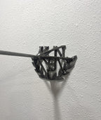 Custom Branding Iron: Laurel Leaf Wreath, Personalized Initials for Wedding Unity Ceremony