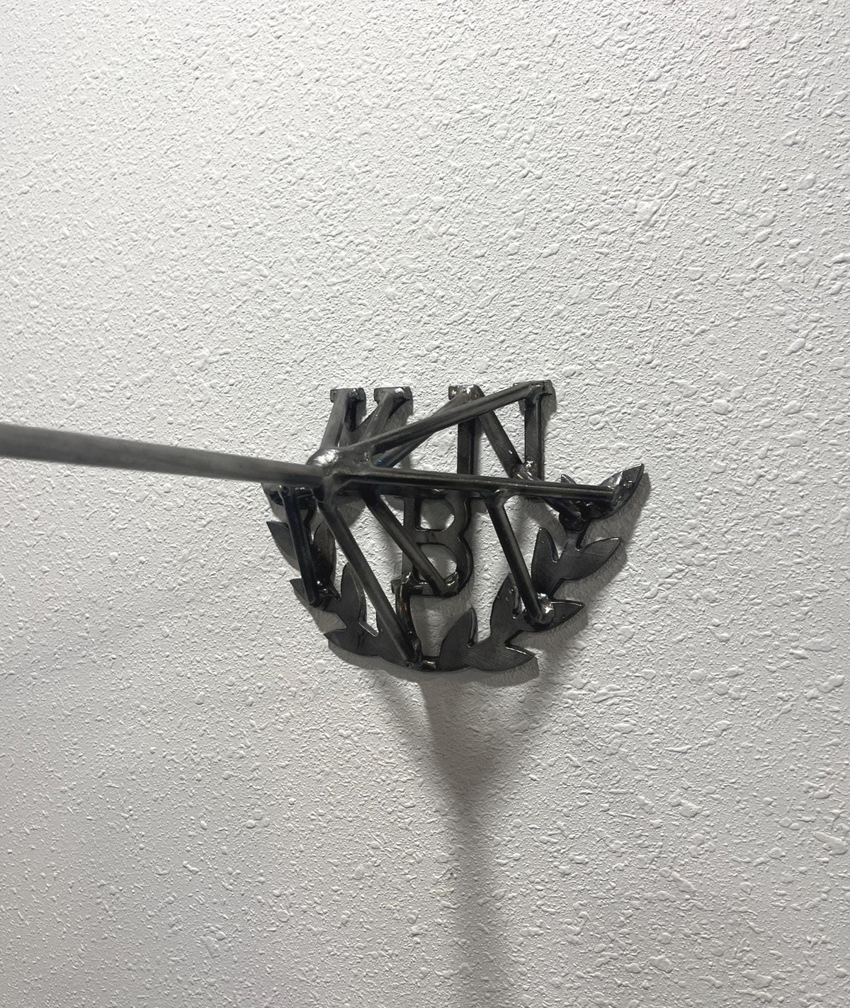 Custom Branding Iron: Laurel Leaf Wreath, Personalized Initials for Wedding Unity Ceremony