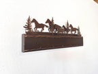 Vanity Light: Horse Desert Southwestern Ranch Lights Western Bathroom Lighting Running Horse Cactus Handmade Lighting