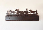 Vanity Light: Horse Desert Southwestern Ranch Lights Western Bathroom Lighting Running Horse Cactus Handmade Lighting