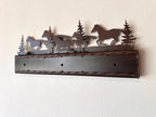Vanity Light: Horse Desert Southwestern Ranch Lights Western Bathroom Lighting Running Horse Cactus Handmade Lighting