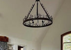 Chandelier Rustic Pinecone Light Mountain Lodge Pinecone Chandelier Stunning Large Pendant Handmade Rustic Chandelier