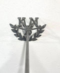 Custom Branding Iron: Laurel Leaf Wreath, Personalized Initials for Wedding Unity Ceremony