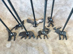 Branding Iron Gift Steak Brands Grill Gift Characters Animals 2" Branding Iron Grill Gift Dad Gift for Him Brand Ceremony Anniversary Gift