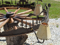 Lodge Wagon Wheel Chandelier