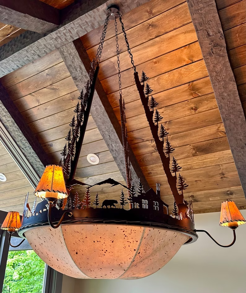 Lodge Dome Chandelier