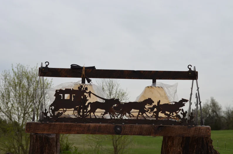 Stagecoach Rectangle Chandelier