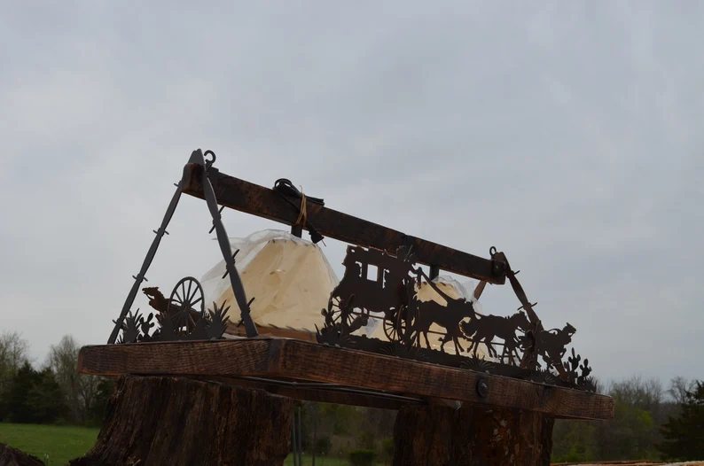 Stagecoach Rectangle Chandelier